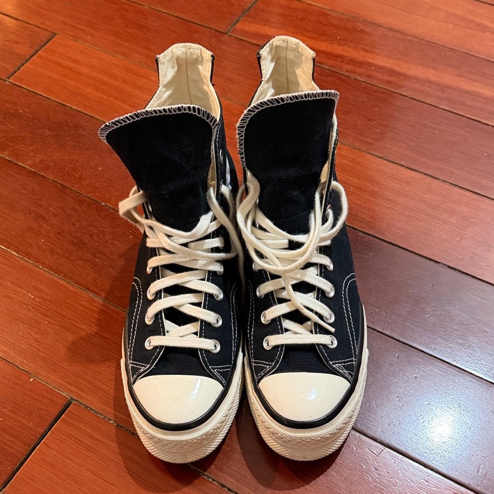 Converse Black and White High-Tops